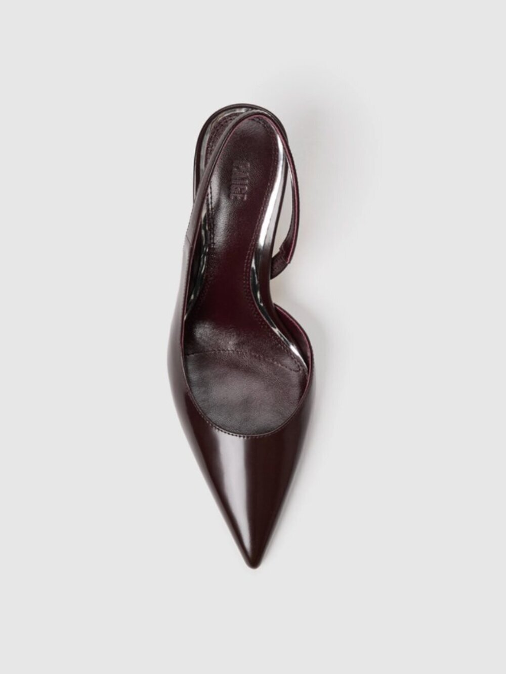 PAIGE Aven Slingback Pump in Bordeaux size 7 - Picture 3 of 9